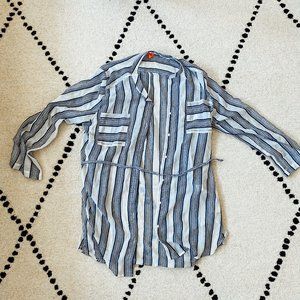Lightweight Striped Beach Cover up